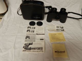 Vintage Bushnell Fuji Custom 7 X 35 Binoculars & Case.  Made In Japan