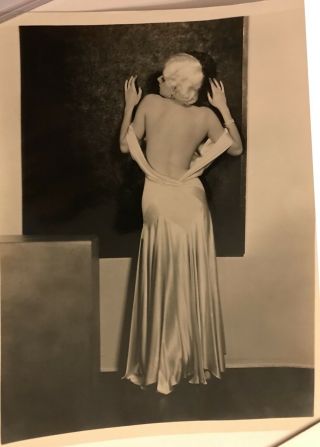 Vintage Studio 1930 Photograph Of Jean Harlow