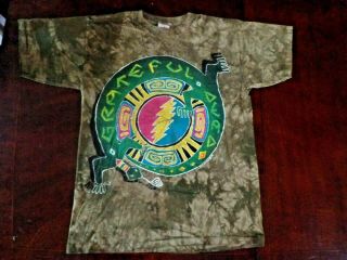 Rare Vintage Grateful Dead 1994 Tour Reptile/antelope Rainforest T - Shirt L