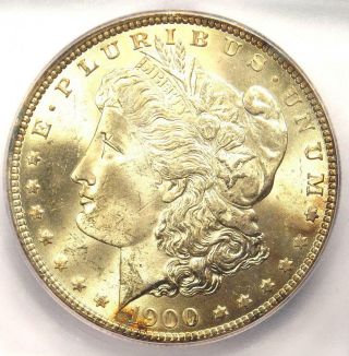 1900 Morgan Silver Dollar $1 - Icg Ms66 - Rare In Ms66 Grade - $600 Value