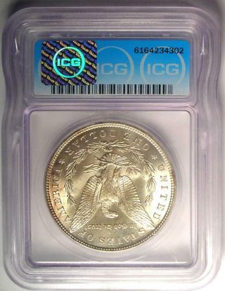 1900 Morgan Silver Dollar $1 - ICG MS66 - Rare in MS66 Grade - $600 Value 3