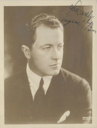 Eugene O’brien (silents Star) Hand - Signed 1920s Vintage 6.  75” X 5” Portrait