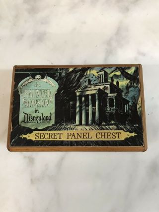 The Haunted Mansion Vintage Secret Panel Chest Disneyland