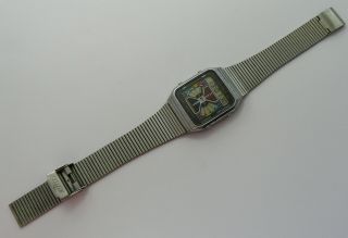 Vintage 1980s Uncommon Citizen Dq - 5152 Lcd Quartz Gents Wristwatch