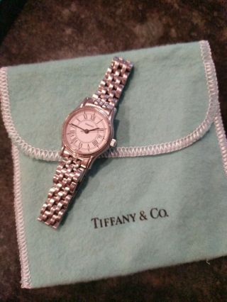 Tiffany & Co.  Women’s Vintage Tank Watch Stainless Steel Round Face