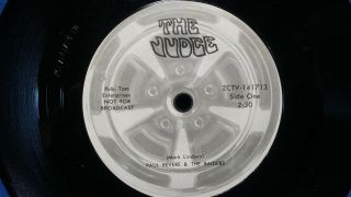 Paul Revere & Raiders The Judge Very Rare 1969 Pontiac Gto Promo 7 " 33