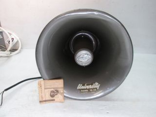 Vintage University Model Ib - A8 Horn Speaker/loudspeaker 8ohms With Base