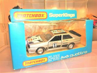 Vintage Matchbox Kings K - 95 Audi Quattro Mib