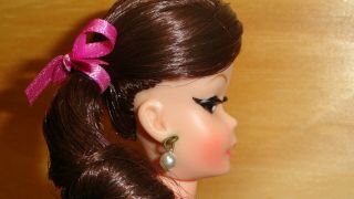 Vintage Barbie Clone Doll Swirl Ponytail and SHEER DRESS SLIP AND HEELS Stunning 7