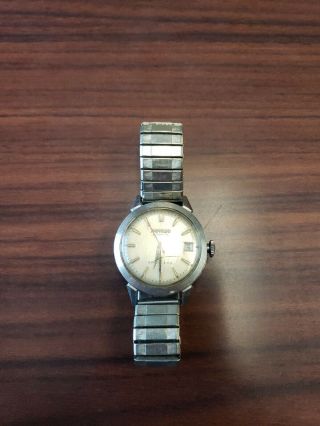 Vintage Movado Automatic Stainless Steel Mens Wrist Watch Shreve & Co