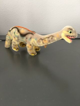 Rare Steiff Vintage Brosus Dinosaur Stuffed Animal