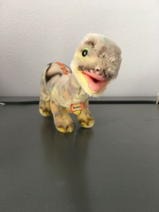 RARE Steiff Vintage Brosus Dinosaur Stuffed Animal 2