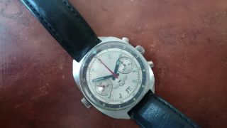 Rare Russian Ussr Vintage Chronograph Watch Stainless