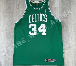 Nba Jersey Boston Celtics Paul Pierce Nike Authentic Sz 52 Vtg Green Away Walker
