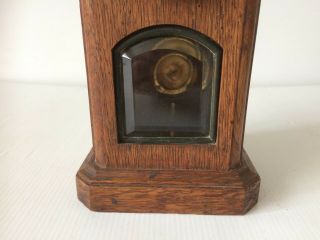Vintage Junghans Oak Mantel Clock 4