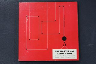 Extremely Rare The Dean Martin And Jerry Lewis 3 Single Box From Nbc Red Plastic