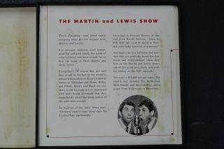 Extremely Rare The Dean Martin and Jerry Lewis 3 Single Box From NBC Red Plastic 2