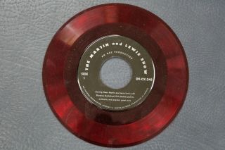 Extremely Rare The Dean Martin and Jerry Lewis 3 Single Box From NBC Red Plastic 4