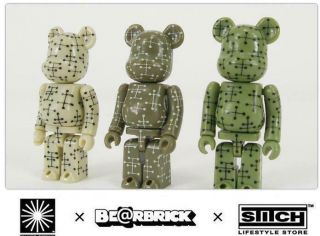 Be@rbrick Eames 3 Set Rare 100 Stitch Bear Brick Toy Product