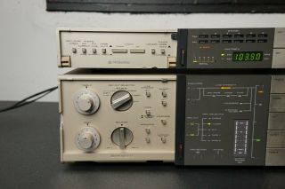 Vintage Pioneer A - 7 A7 Stereo Amplifier Amp and Digital Synthesized Tuner F - 9 F9 2