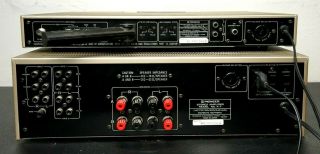 Vintage Pioneer A - 7 A7 Stereo Amplifier Amp and Digital Synthesized Tuner F - 9 F9 5