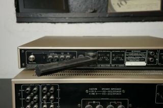 Vintage Pioneer A - 7 A7 Stereo Amplifier Amp and Digital Synthesized Tuner F - 9 F9 6