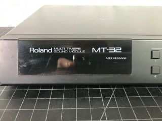 Vintage Roland MT - 32 Multi Timbre Sound Module MIDI Synthesizer 2