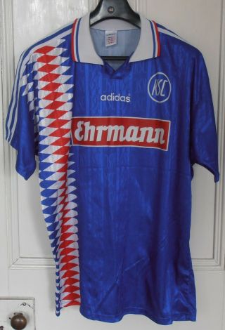 Vintage Karlsruhe Ksc Football Shirt 1995 1996 Mens Xl