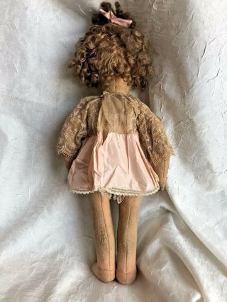 1920s/30s Antique Lenci Felt Articulated Doll 18 