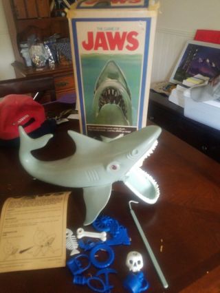 1975 Vintage Shark The Game Of Jaws By Ideal Toy