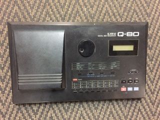 Kawaii Q - 80 Digital Midi Sequencer - Vintage Circa 1989 With Adaptor