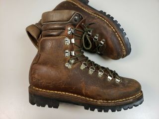 Vintage Koflach Leather Mountaineering Hiking Boots Men 