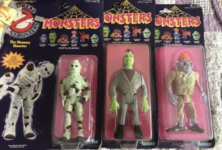 Vintage 1989 Kenner Ghostbusters Monsters Set Of 3 In Package