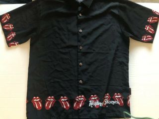 Rolling Stones Vintage 2002 Dragonfly Men’s Size Large Button Down Shirt