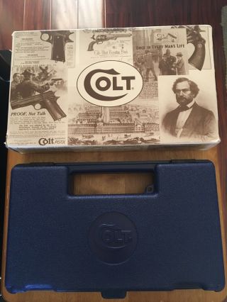 Colt Gun Hard Case Vintage.  45 Commander Gov 