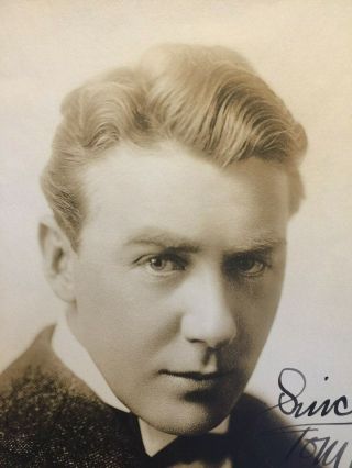 Tom Moore Rare Very Early Vintage Autographed 7/9 Actor Director 1918 4