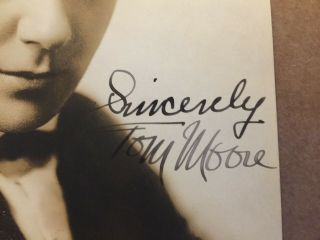 Tom Moore Rare Very Early Vintage Autographed 7/9 Actor Director 1918 5