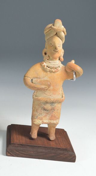 Pre Columbian Colima Terracotta Figure Circa Ca.  100 Bc.  To 200 Ad West Mexico