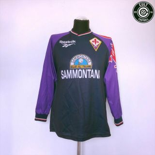 Fiorentina Vintage Reebok Training Football Shirt (m) 1995/97 Batistuta