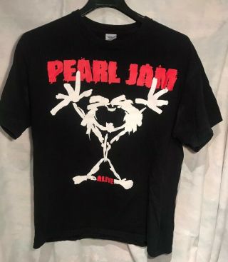 Vintage Pearl Jam Alive Tour T - Shirt Large Fear Of God