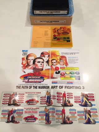 Art Of Fighting 3 Mvs Full Spanish Kit - Neo Geo Snk - Complete Rare