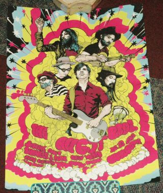 Vintage Avett Brothers 2013 Charlotte Nc Years Eve Concert Vip Poster 4/450