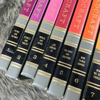 Vintage 1966 CHILDCRAFT The How and Why Library Complete Set of 15 Rainbow 2