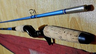 60 ' s Vintage ABU Caster 122 Zoom 2 (10 - 30g) 5.  5 ' bait - casting rod - used/xclnt, . 2