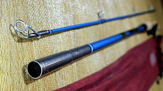 60 ' s Vintage ABU Caster 122 Zoom 2 (10 - 30g) 5.  5 ' bait - casting rod - used/xclnt, . 6