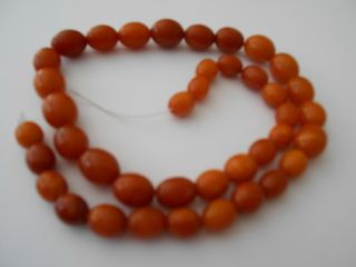 40 Antique Natural Baltic Amber Loose Beads