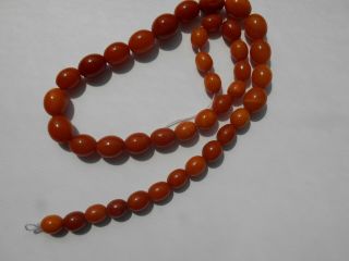 40 ANTIQUE NATURAL BALTIC AMBER LOOSE BEADS 2