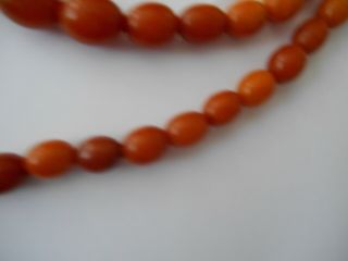 40 ANTIQUE NATURAL BALTIC AMBER LOOSE BEADS 3