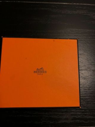 Vintage Authentic Hermes France Orange Ulysse Note Pad