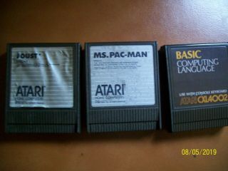 Vintage Atari 800 Computer System w/ Power Supply &,  games 4